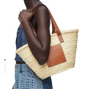 Loewe Straw Basket Tote